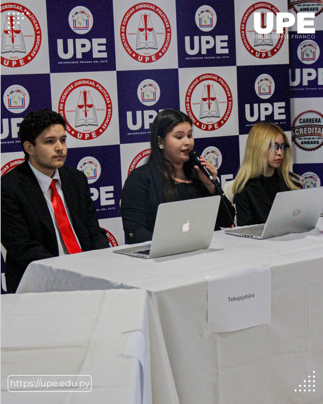 Estudiantes de Derecho UPE realizan Simulacro de Juicio Oral y Público